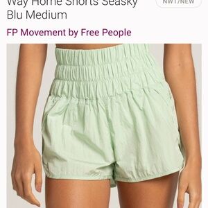 FP Movement by Free People The Way Home Shorts Seafoam Green